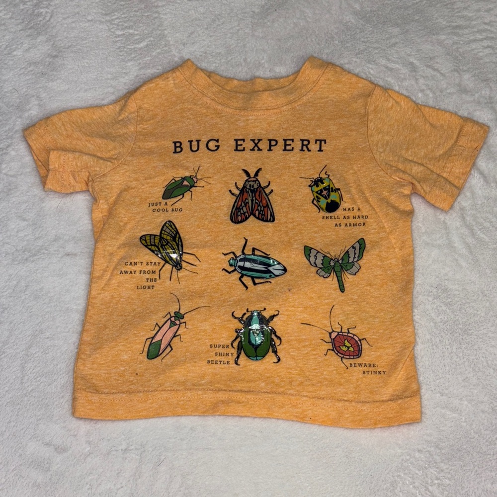 (3 for $15) carters Bug Expert T-Shirt 🐞